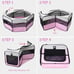 PET Portable Foldable Pet Dog Cat Playpen Crates Kennel/Premium 600D Oxford