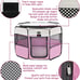 PET Portable Foldable Pet Dog Cat Playpen Crates Kennel/Premium 600D Oxford