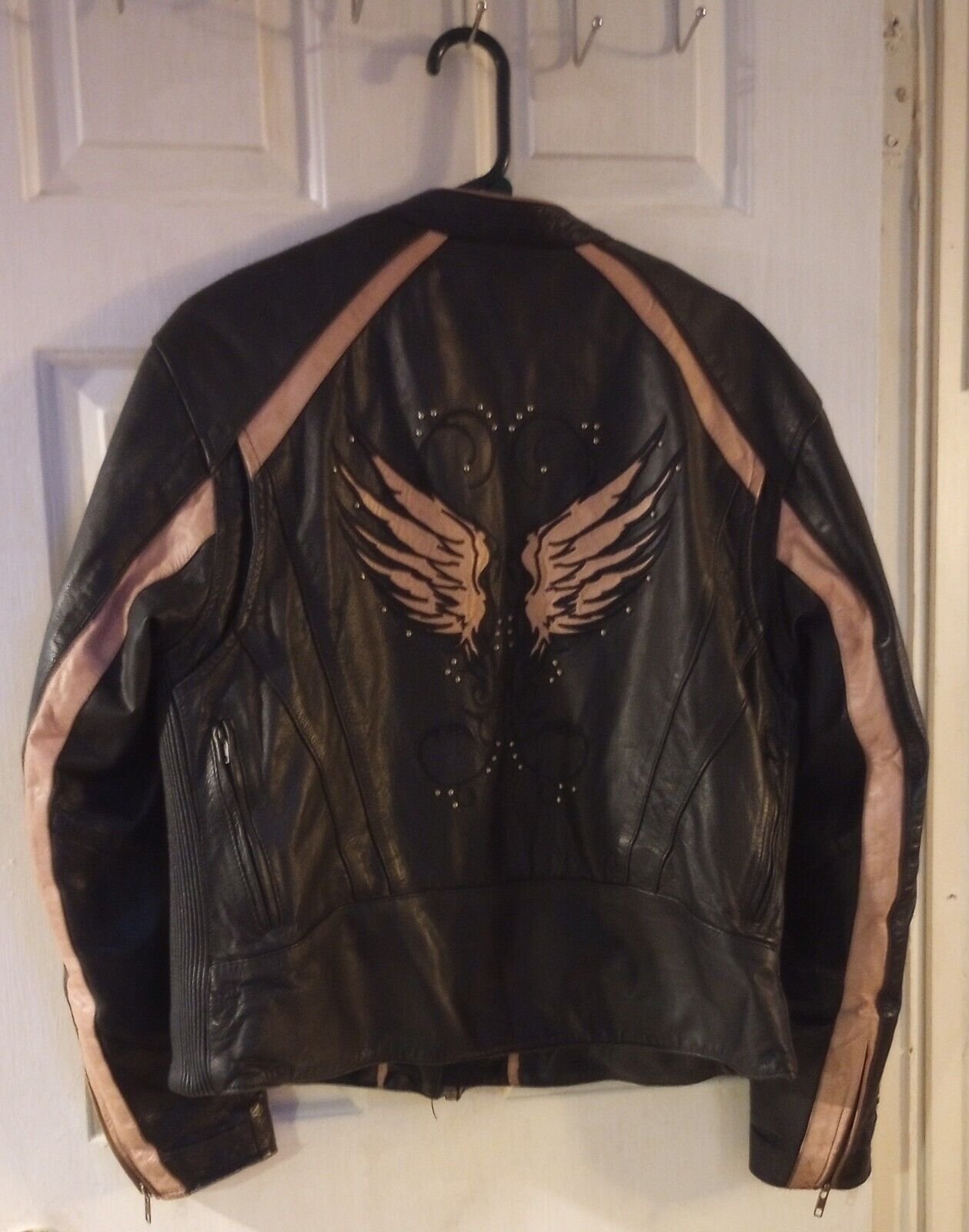 Milwaukee Leather Jacket. Built-in Dual Side Concealed Weapon & Ammo Pocket.