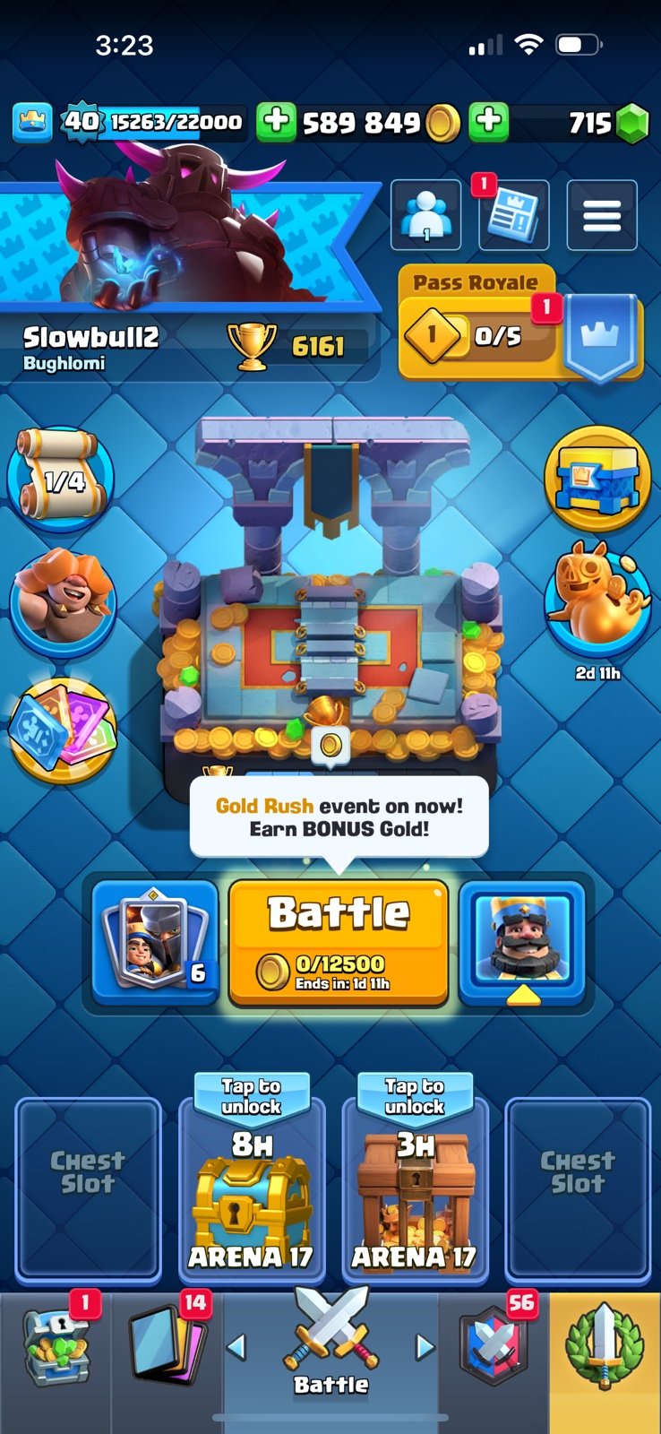 Clash royal account