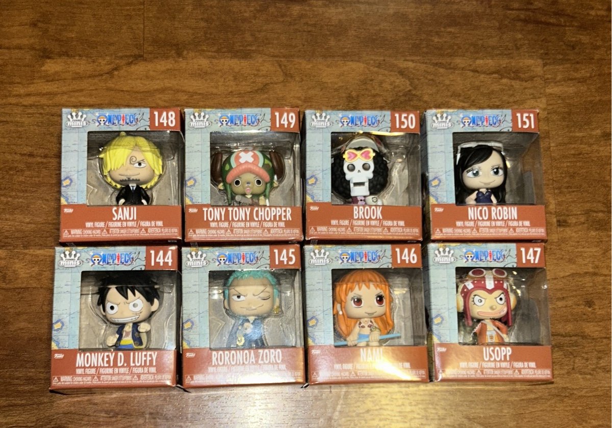 Full One Piece Funko Pop Minis lot