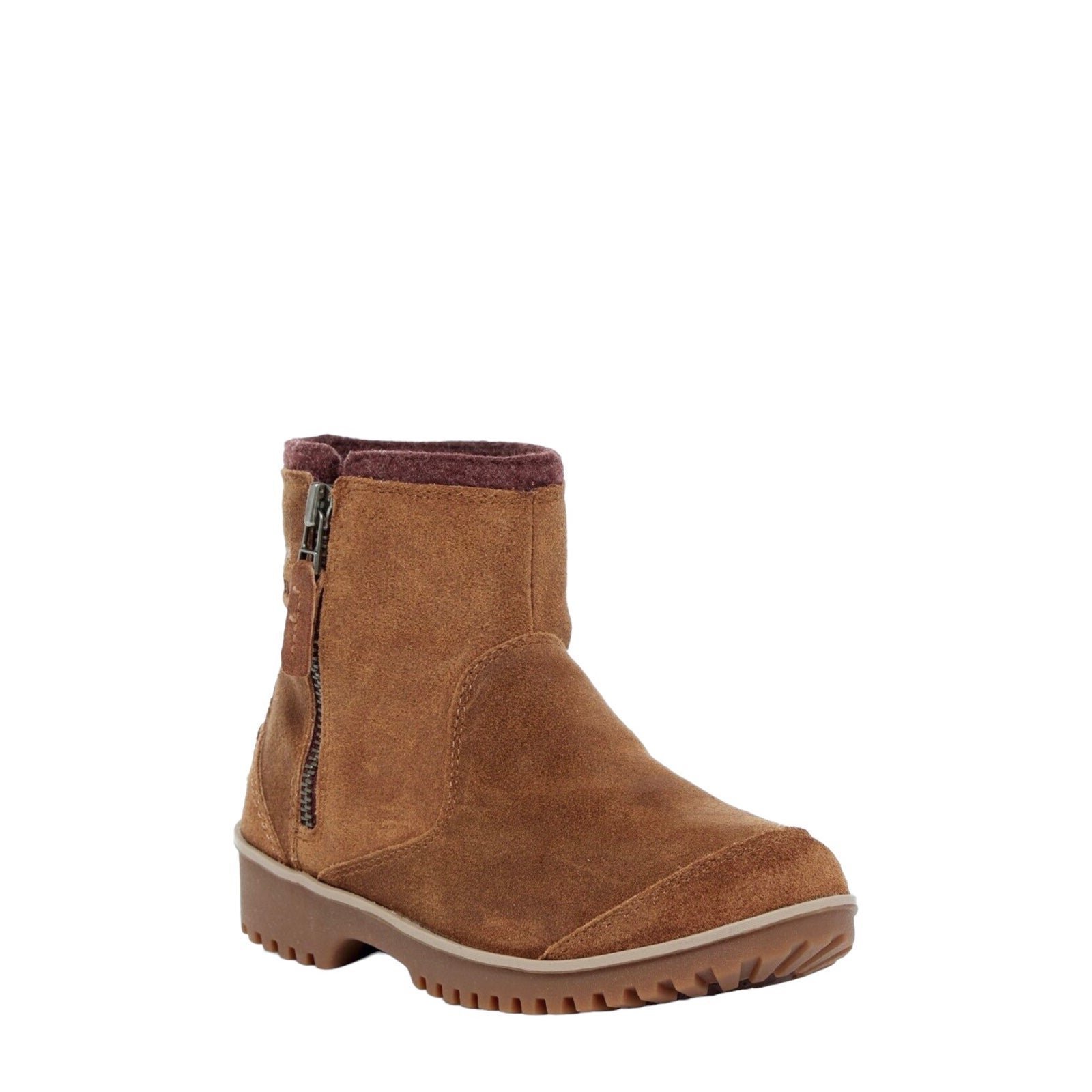 Sorel Meadow Zip Waterproof Suede Elk Lug Sole Winter Snow Boots