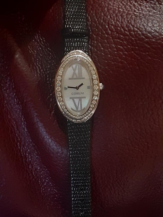 Corum Oval Diamond MOP Ladies Watch