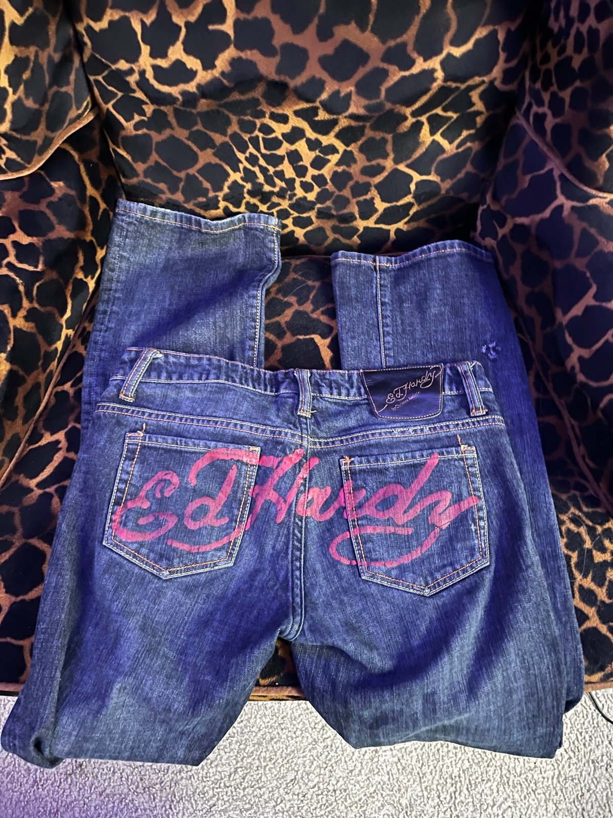 Ed hardy 2000s mcbling jeans