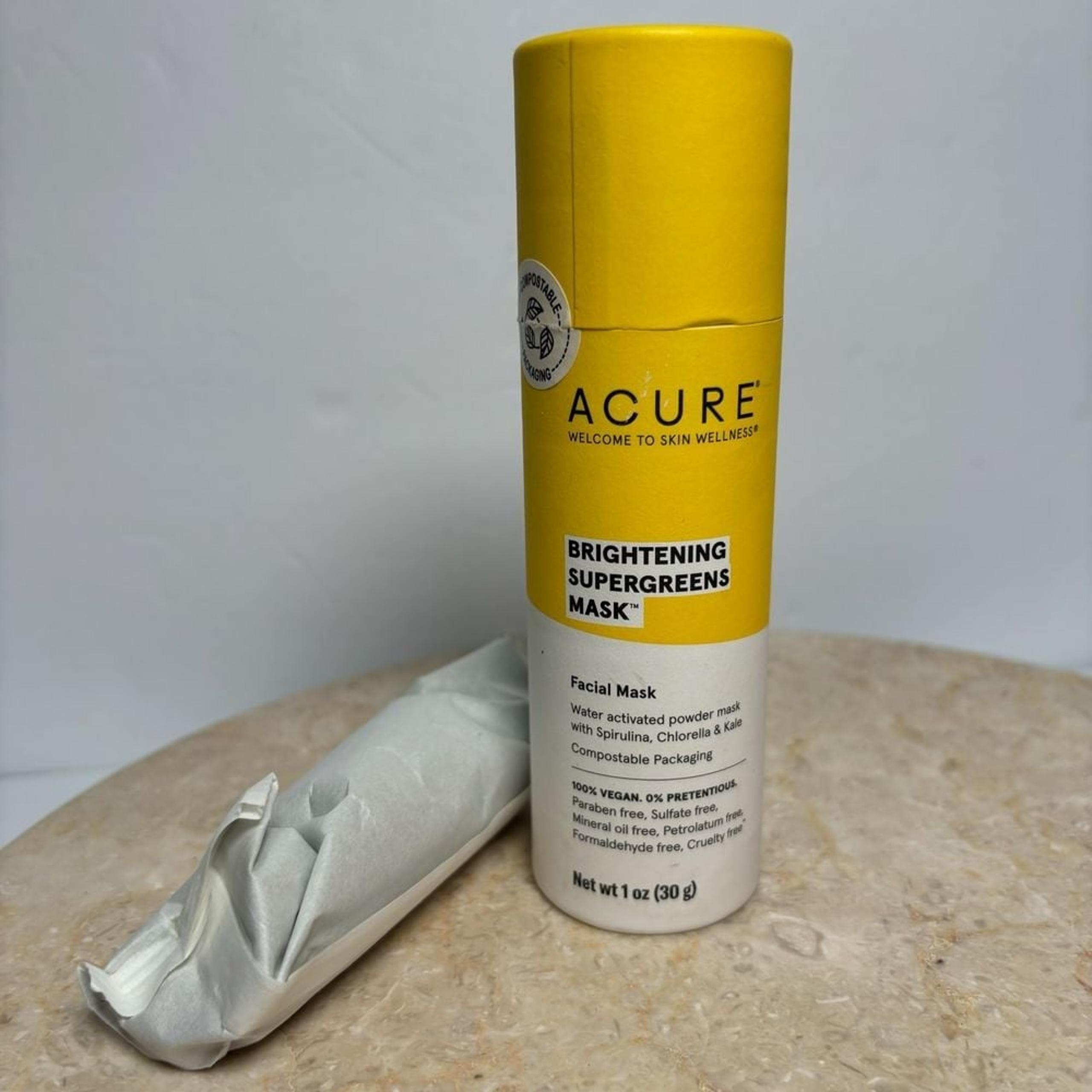 Acure Brightening Supergreens Mask