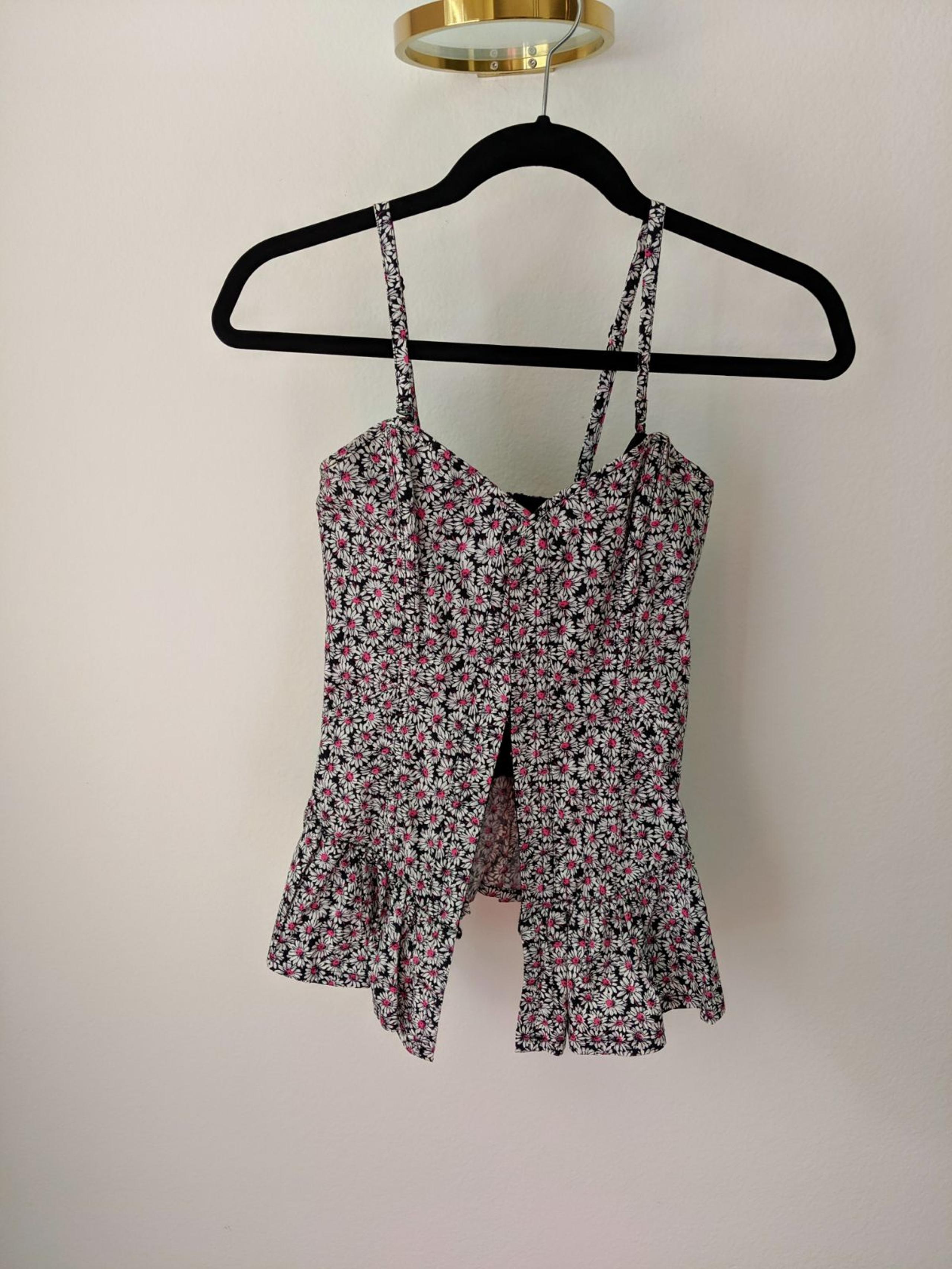Betsey Johnson Corset Tank Top, Size 6