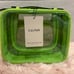 Calpak Medium Clear Cosmetics Case Electric Lime NWT