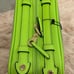 Calpak Medium Clear Cosmetics Case Electric Lime NWT