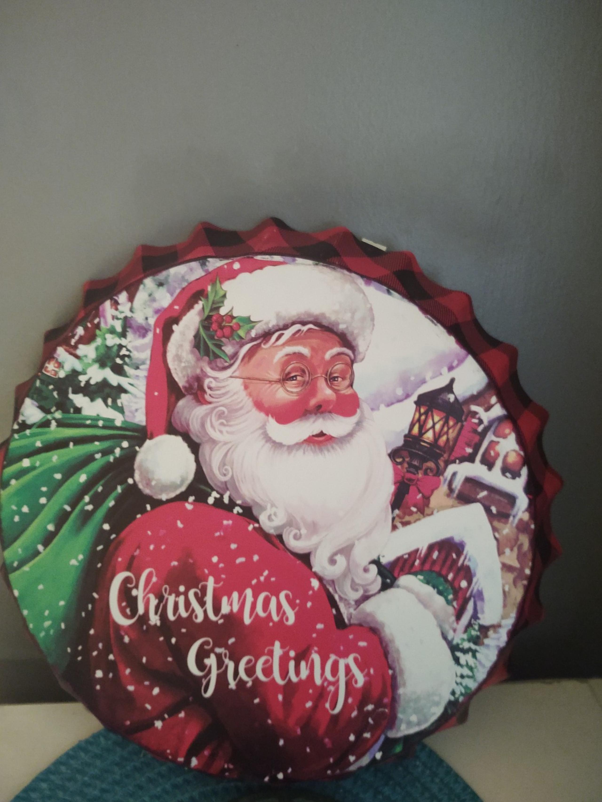 Gearson Co Metal Seasons Greeting decor