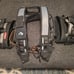 Electricians 2-Bag Work Tool Belt with Suspenders