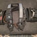 Electricians 2-Bag Work Tool Belt with Suspenders