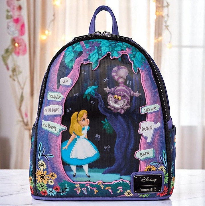 Alice in Wonderland Tulgey Wood Lenticular Mini Backpack