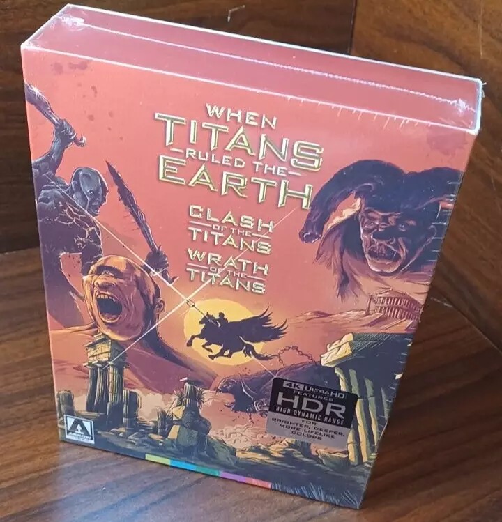 When Titans Ruled The Earth Clash & Wrath of the Titans (4K) - NEW-Free S&H