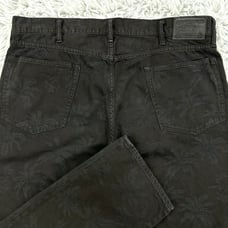Polo Ralph Lauren Jeans Men's 41x30.75 Black Palm Trees AOP Varick Dungarees