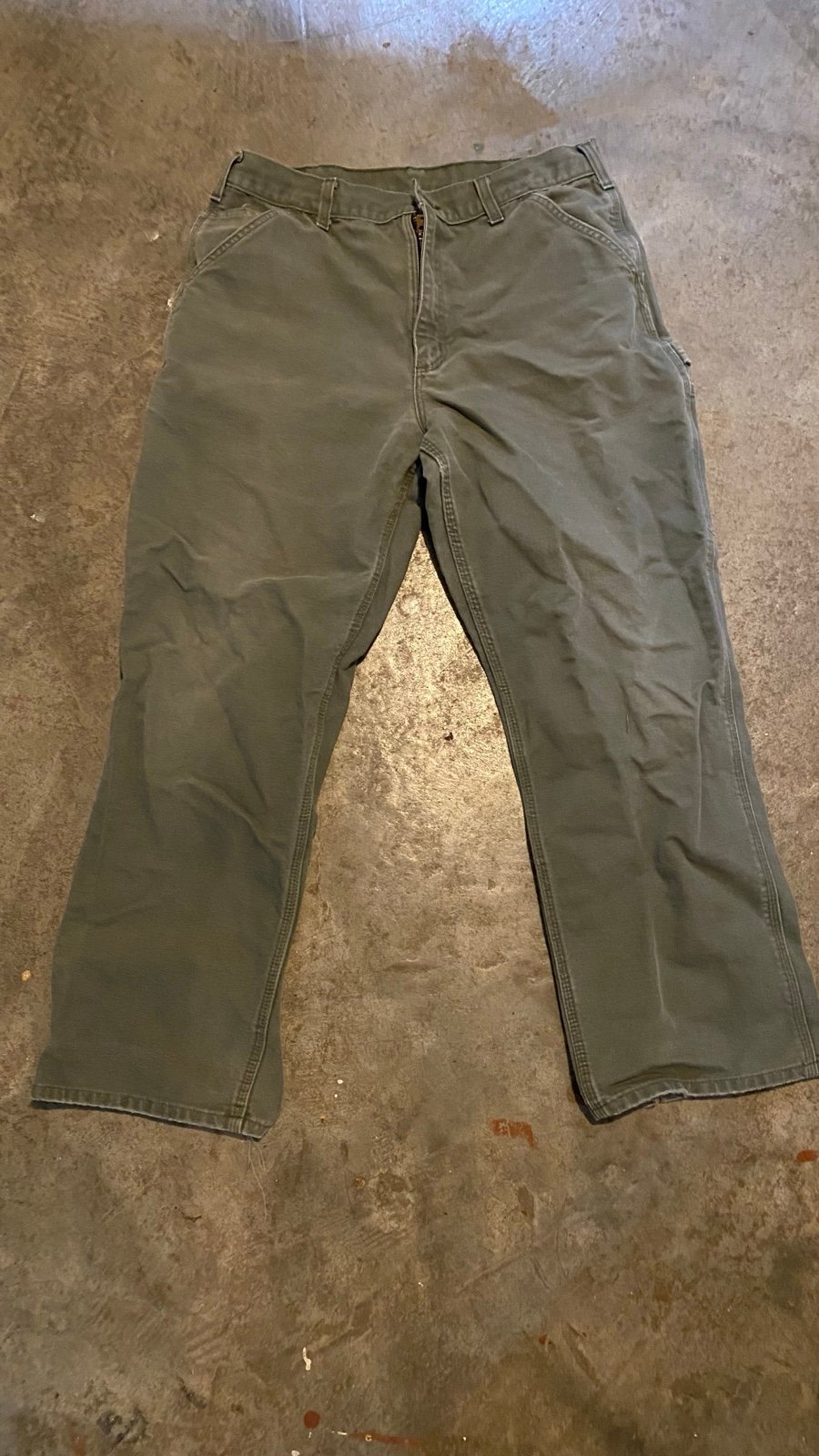 Vintage Unisex Olive Green Carhartt Pants
