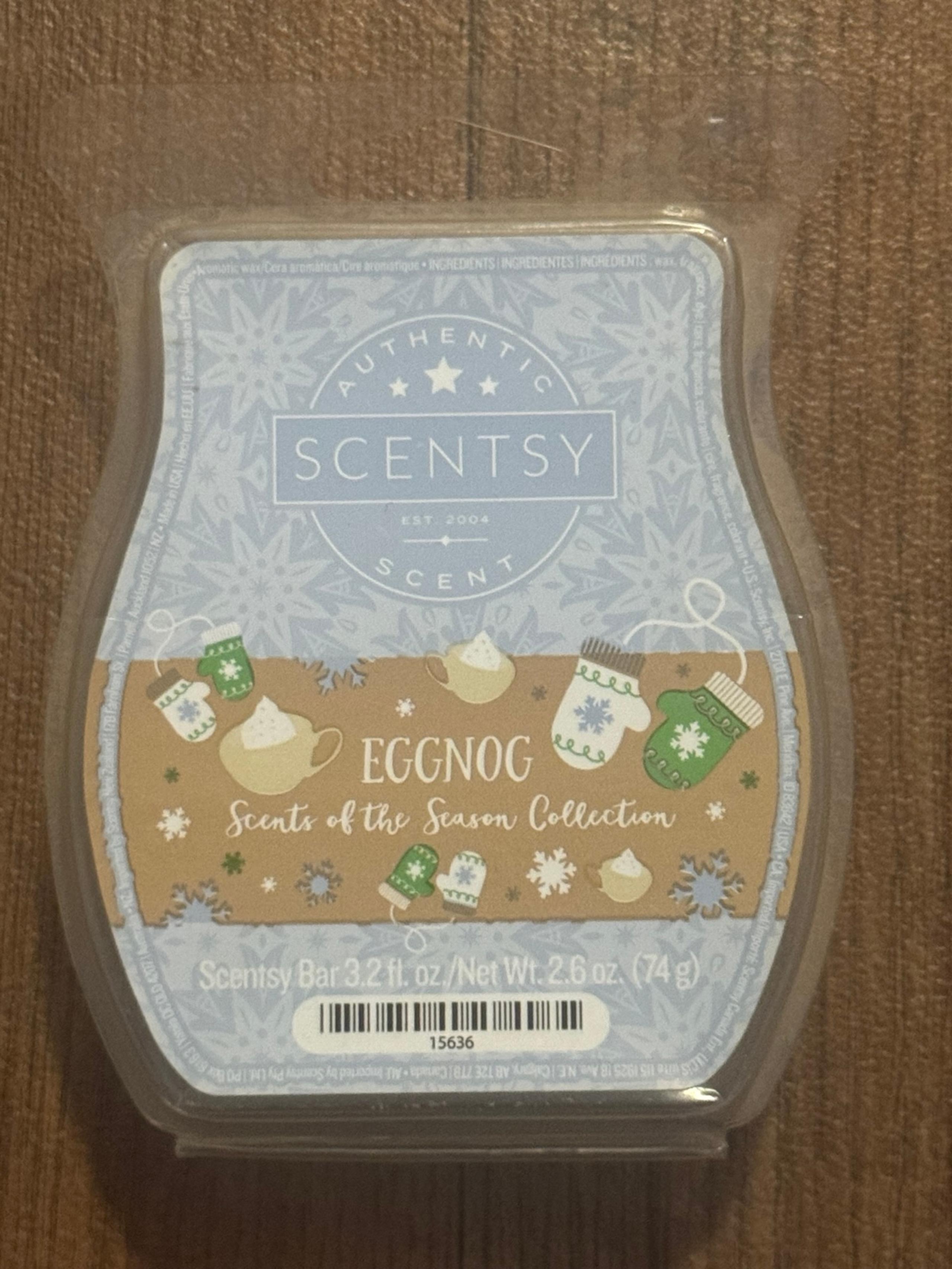 NEW/UNUSED Scentsy RETIRED Eggnog Scents of the Season Holiday Winter Scent