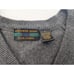 Alexander Julian Colours 100% Cashmere Men's Gray V-Neck Sweater Size XL