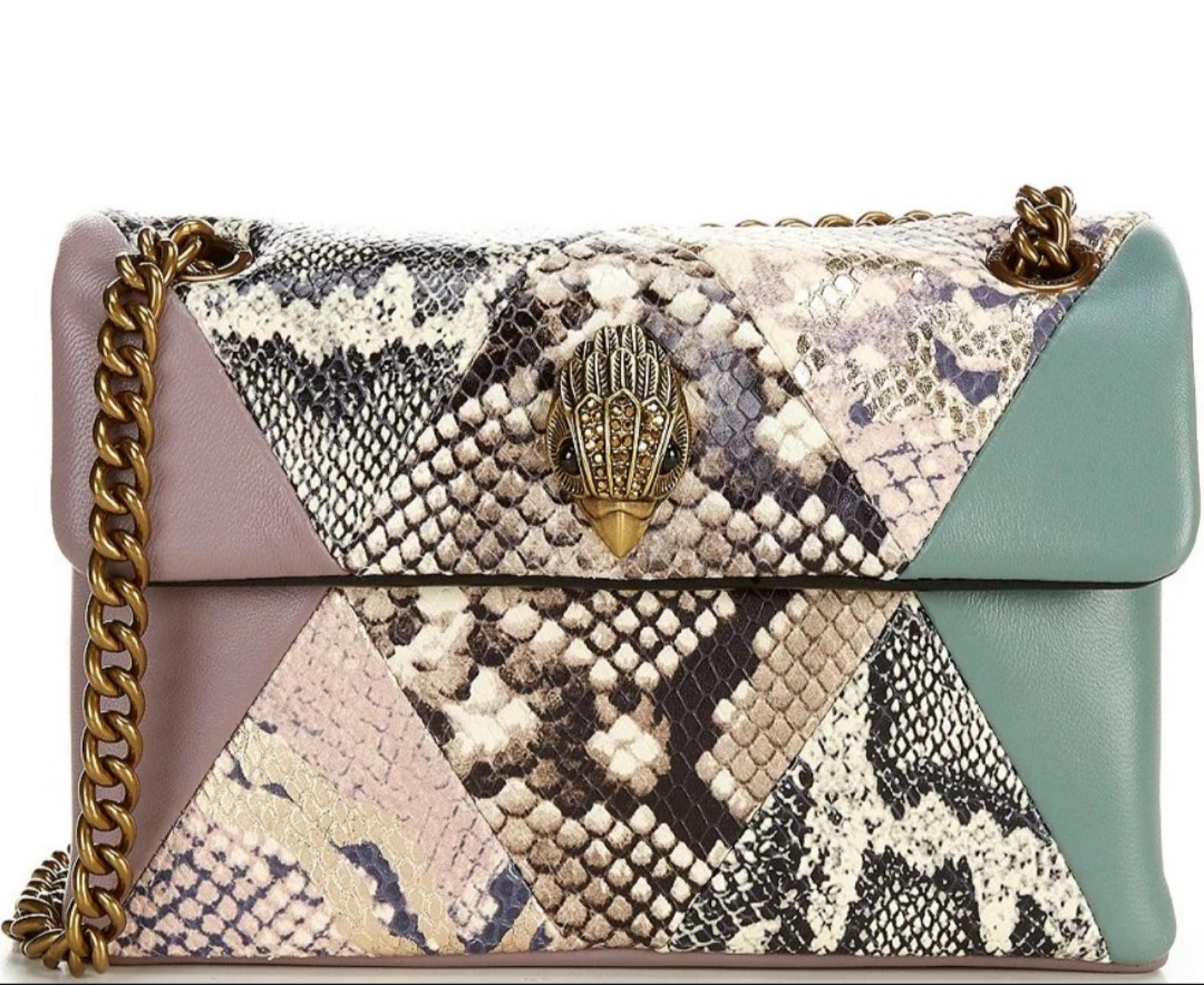 Kurt Geiger London
Leather Mini Kensington Multi Print Chain Strap Crossbody Bag