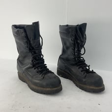 VTG Matterhorn Combat Boots - Black, Men's Size 7, Leather Upper