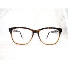 Flower Eyeglasses Frame 6010-200 Womens Brown Tortoise Square Full Rim 52-15-140