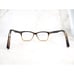 Flower Eyeglasses Frame 6010-200 Womens Brown Tortoise Square Full Rim 52-15-140