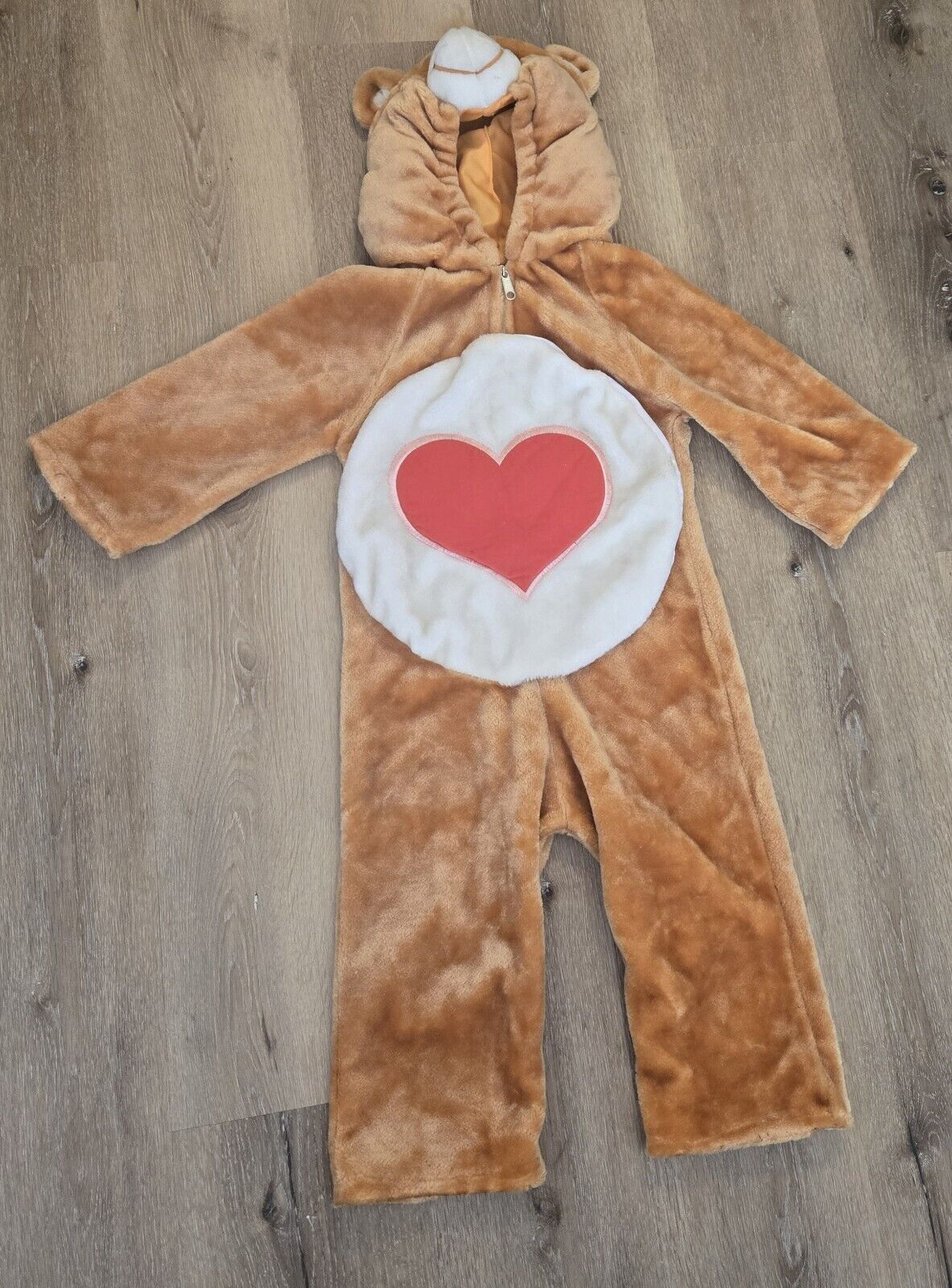 Care Bears Tenderheart Vintage 2-4 Years Size Halloween Dress Up Costume