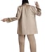 NWT Madewelll Satin Oversized Blazer Gold Single Button Drapey Size 12