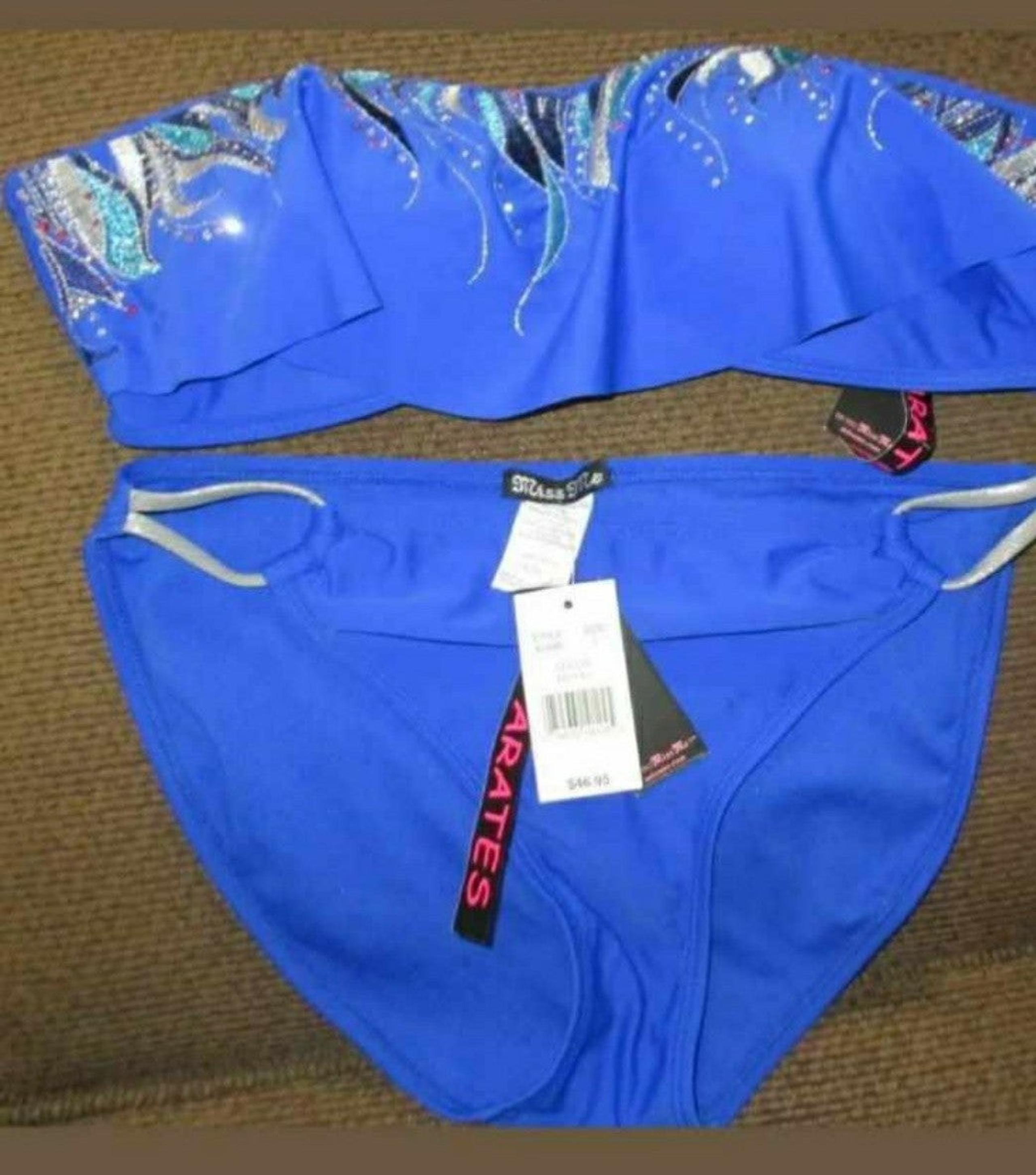 NEW Women's Miss Me Bikini top sz M and Bottom sz Lg