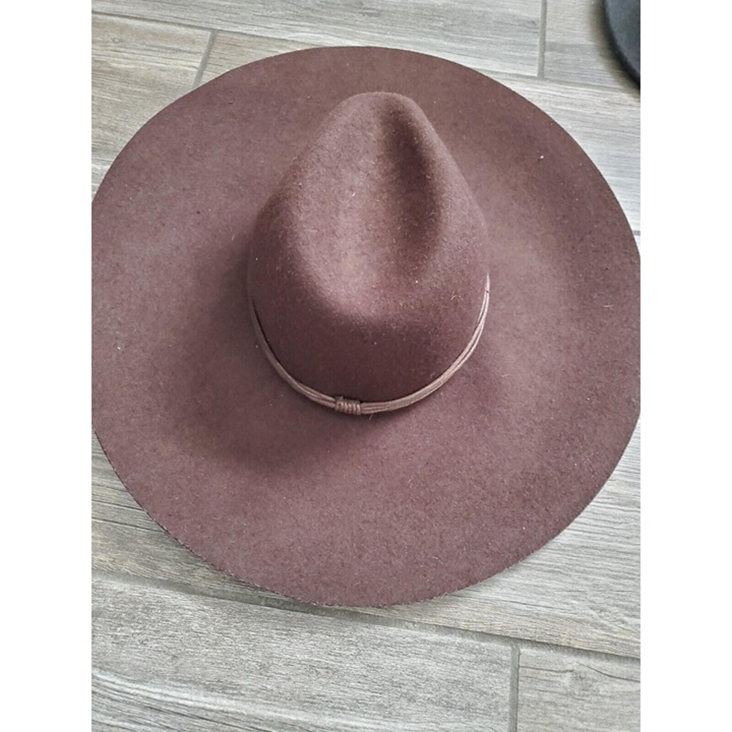 American Eagle Outfitters Women's Wool Western Brown Hat