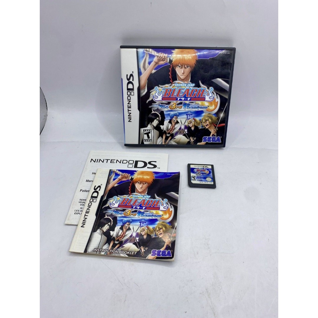 Bleach: The 3rd Phantom (Nintendo DS, 2009) CIB USA Version RARE minty Authentic