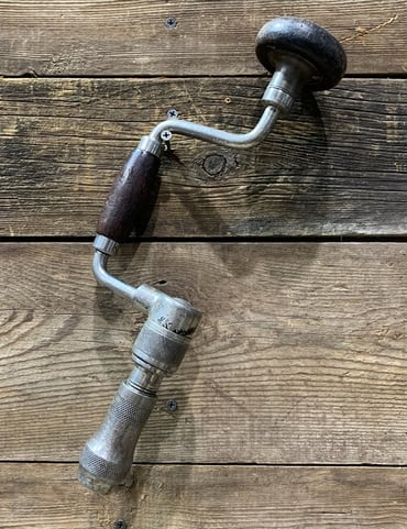 Vintage Stanley, No. 921 6 IN. Ratcheting Drill Brace