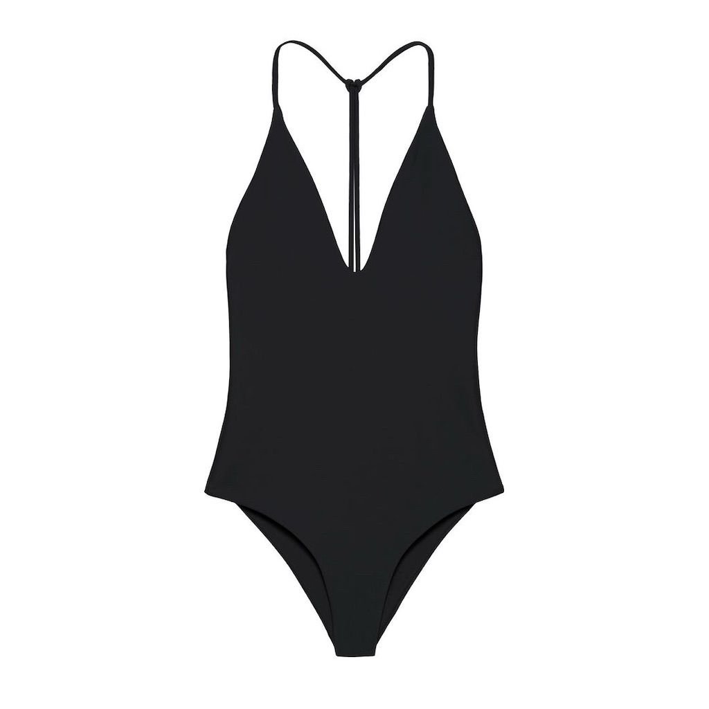 NWT JADE Swim Women's All In One Piece Black Swimsuit Size XS 198
