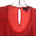 NWT Womens Plus Size 2X Vince Camuto Orange Melon Pleat Front Blouse Top