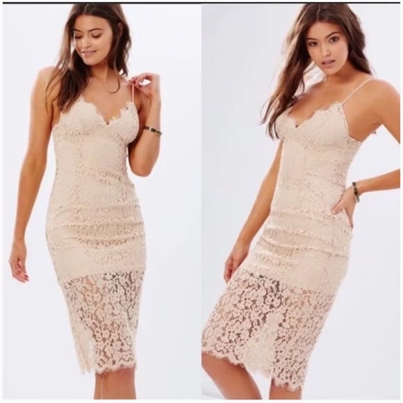 NWOT Bardot lace midi dress sz 6