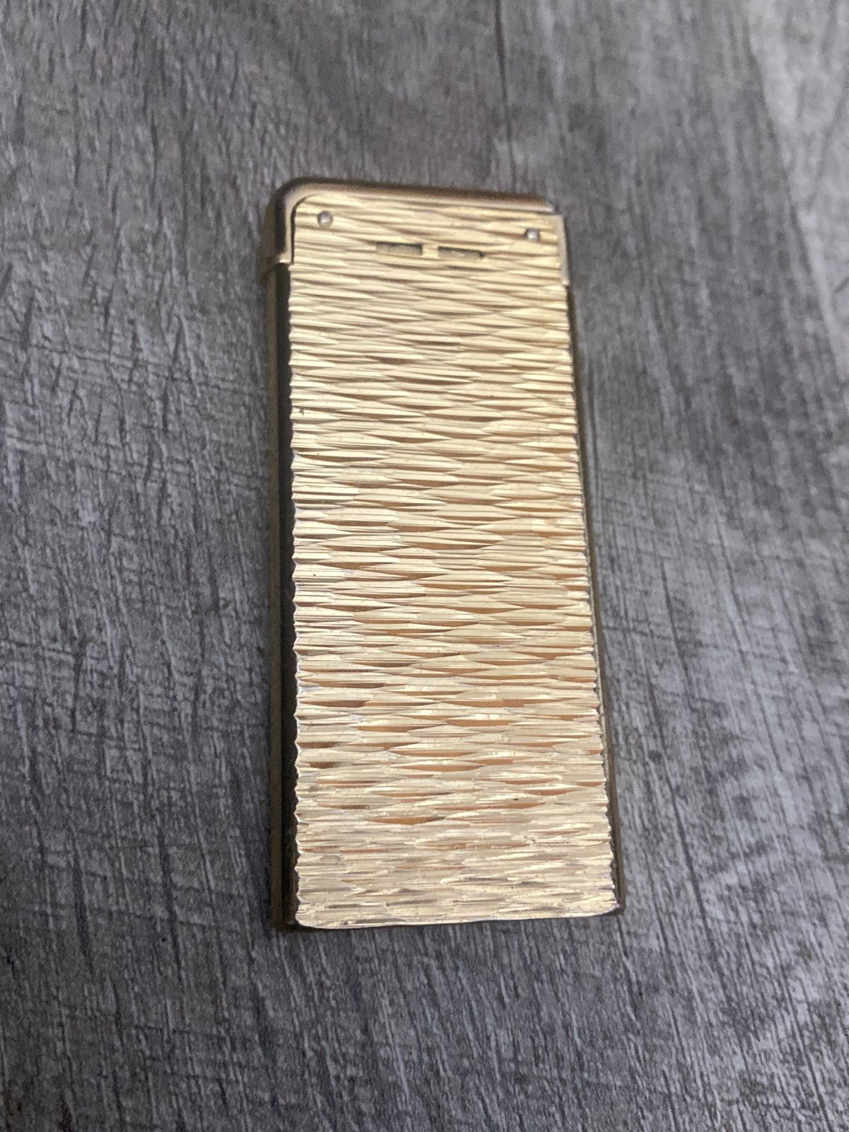 18k gold plated Calibri lighter