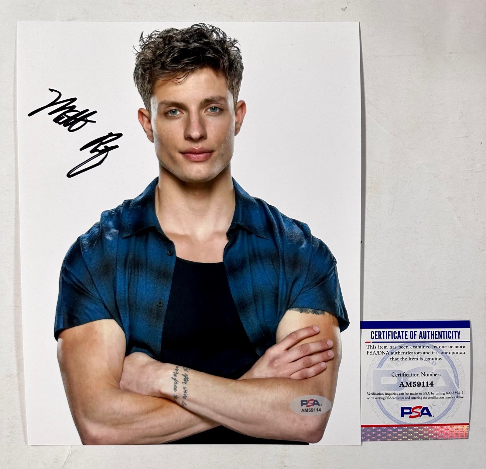 Stand Up Comedian Matt Rife Signed Glossy 8x10 Photo With PSA COA Wild N Out