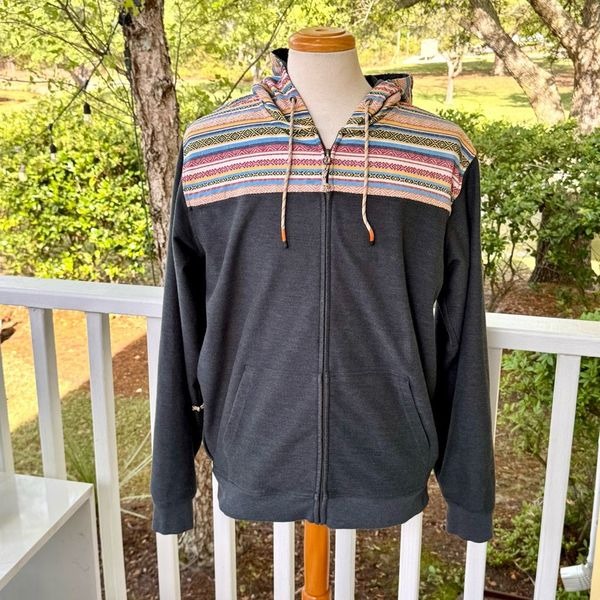 Howler Brothers Shaman Hoodie. Forest green. Size Large.