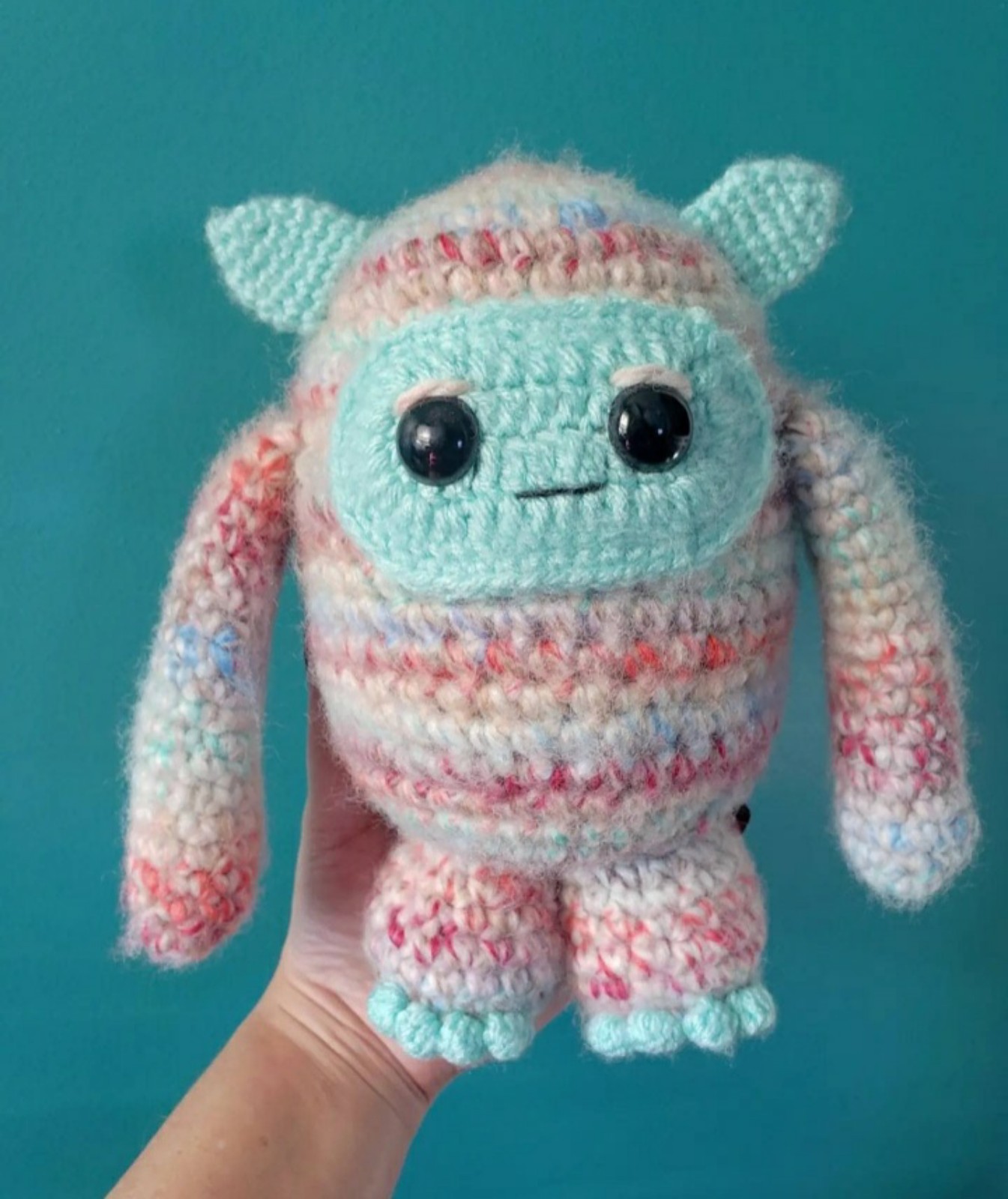 Rainbow Yeti Doll