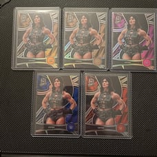 WWE Chyna 2022 Chronicles Spectra Card Lot (5)