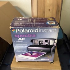 Polaroid Spectra AF instant camera in bo