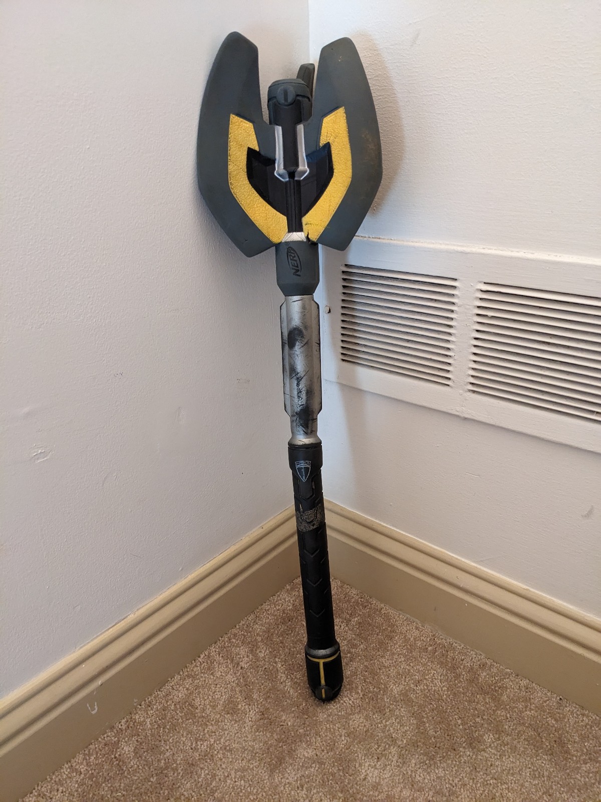 Nerf Mace Battlemaster Weapon N-Force Master 3 Blade 28 Hasbro Foam Cosplay