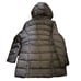 Guess Faux-Fur-Trim Black Hooded Puffer Coat