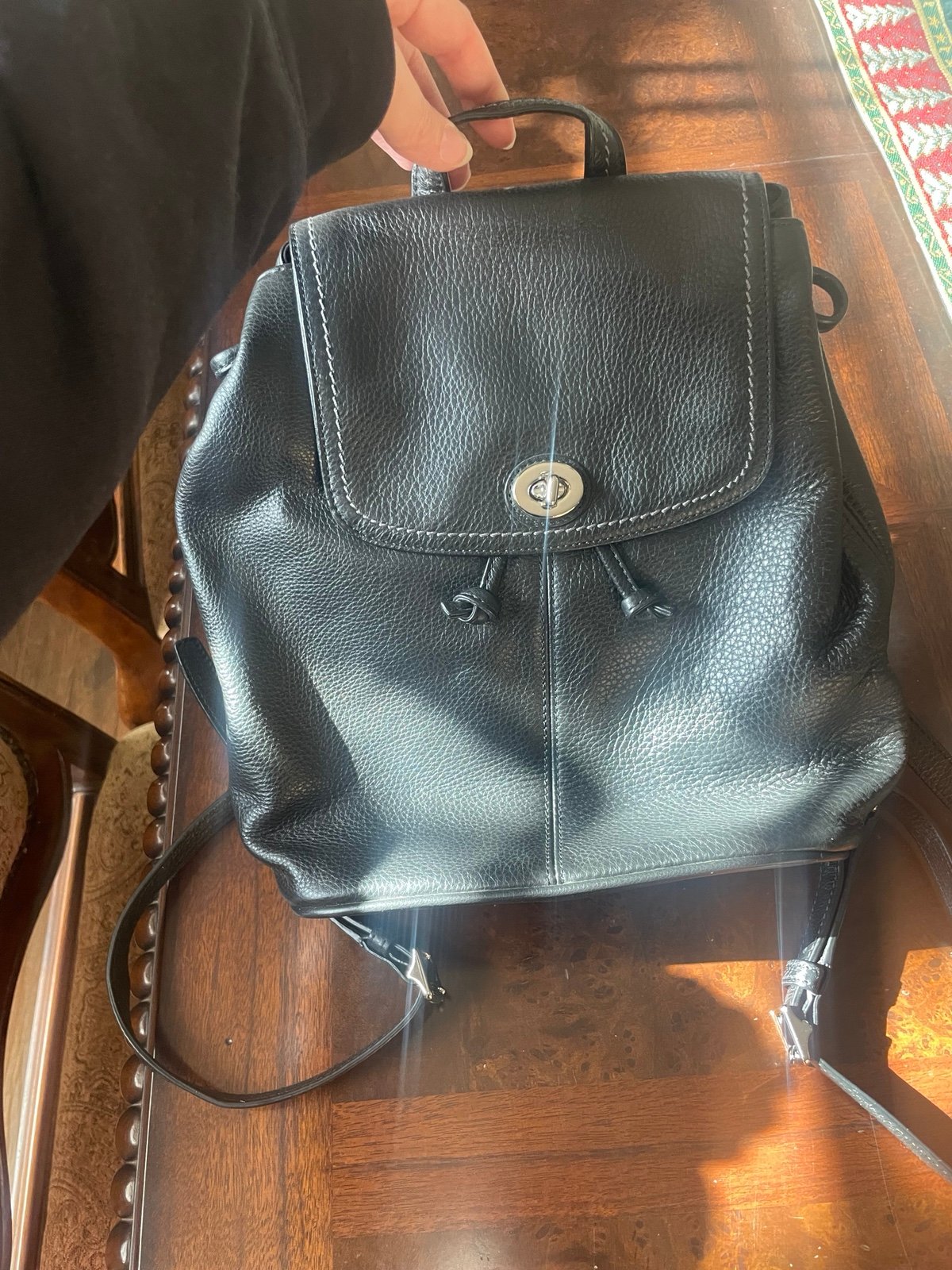 Coach F24385 Park Leather Backpack
