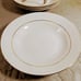 Vintage 1998 Classic Gold 215 Porcelain with Gold Trim Soup Cereal Bowl Set