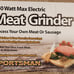 Sportsman MEG300A Electric Meat Grinder, SERIES BY BUFFALO TOOLS