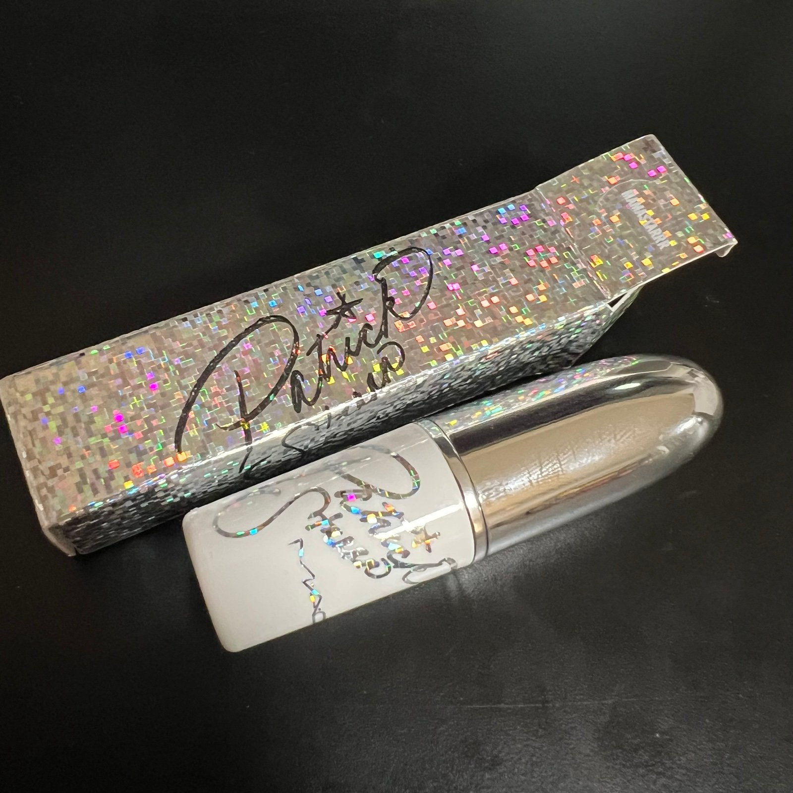 NIB MAC~Patrick Starrr~MAMASTARRR~Medium Brown Satin Lipstick RARE Full size