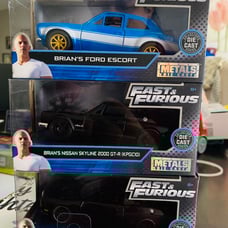 Bundle of (3) Fast & Furious 1:32 Die-cast Cars Play Vehicles