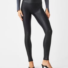 SPANX Faux Leather Leggings Women’s Small Black