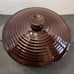 Hard to Find Brown Ruff Hewn 3 Qt Casserole with Lid