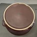Hard to Find Brown Ruff Hewn 3 Qt Casserole with Lid